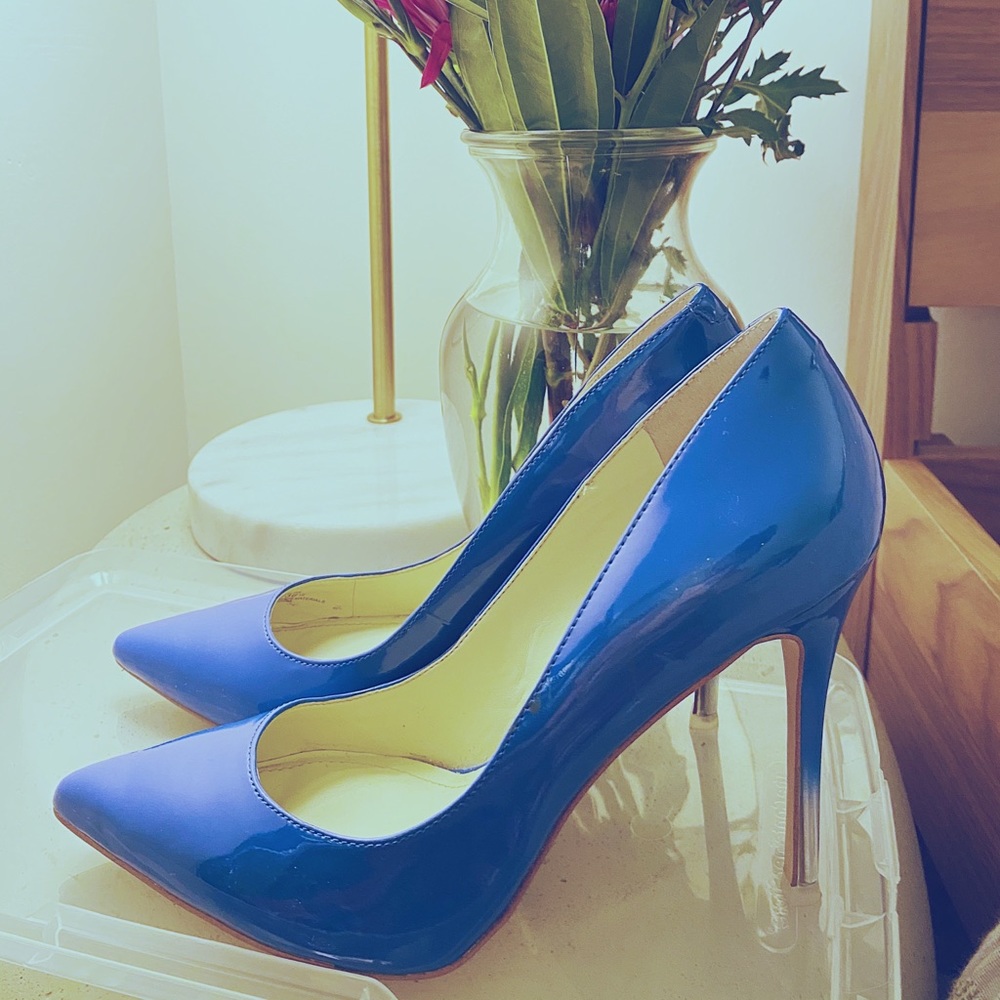 BCBGeneration Patent Shoe with Ombré heel
